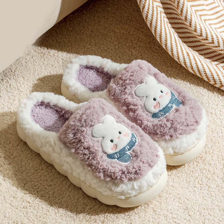 VIBLOのふわふわ スリッパ 洗える もこもこ 冬 暖かい 子供 シューズ 冬用 レディース 滑り止め 防寒 疲れない ルームスリッパ あったか メンズ かわいい 大きいサイズ ブーツ 来客用 トイレ 可愛い あったか オフィス 疲れない 軽量 ボア ルームスリッパ 秋冬 ルームシューズ｜アングル3