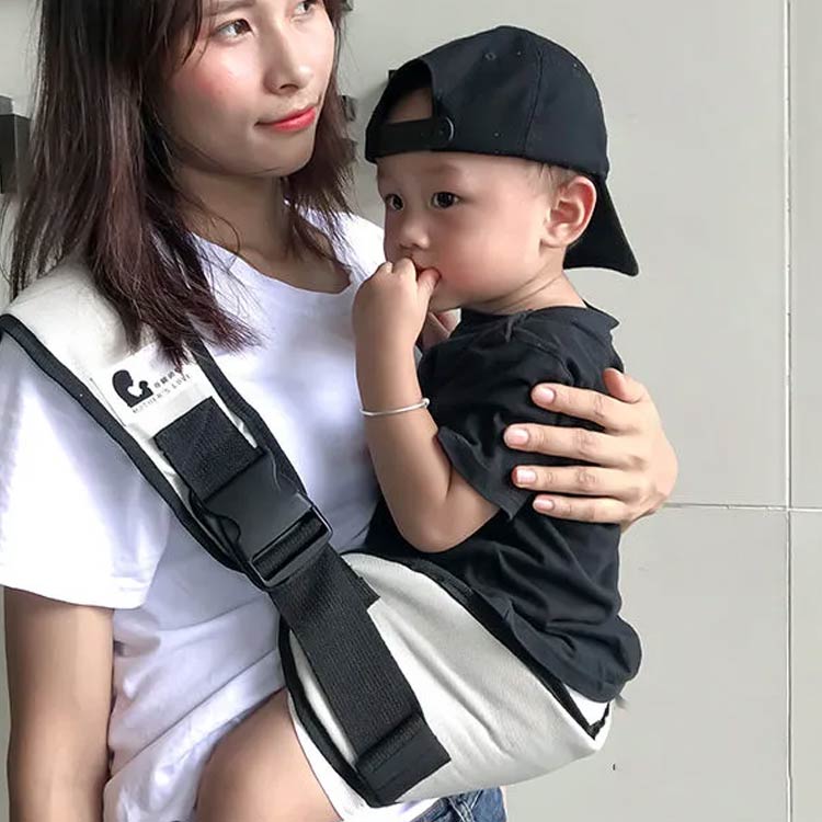 送料無料 ベビースリング 前向き抱っこ 新生児 抱っこサポート コンパクト 肩キャリア ヒップシート 赤ちゃん ベビーキャリア 抱っこひも 片手抱っこ 軽量 サイズ調節可能 折り畳める 電車