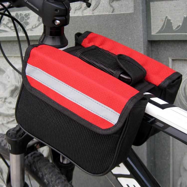 フレームバッグ 自転車用バッグ フロントバッグ サイクルバッグ 【2個セット】トッ...