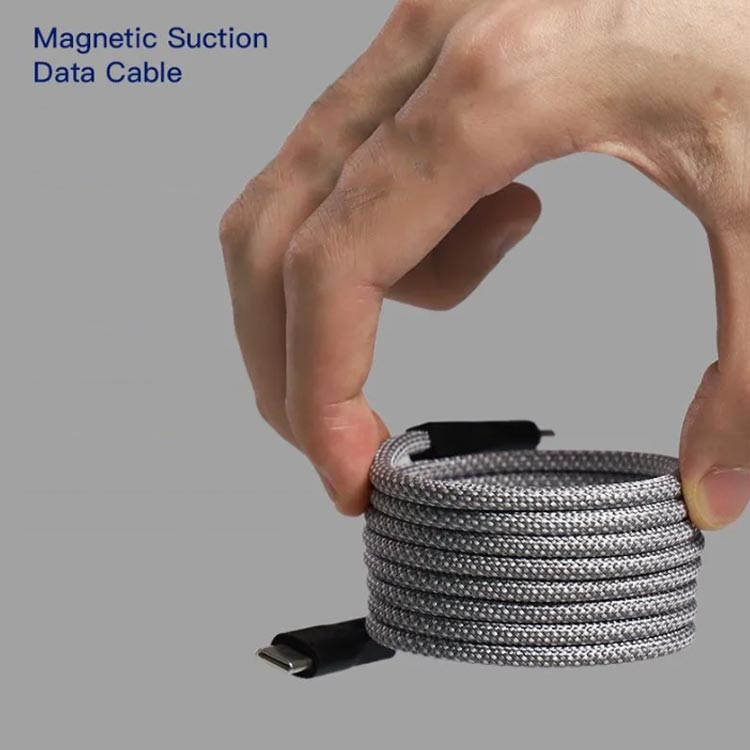 マグネット式自動収納 充電ケーブル 1/1.5/2m USB Cケーブル Type-c to Type-c & Type-c to Lightning & usb to Type-c & usb to Lightning 充電ケーブル 収納 巻き取り PD急速充電 マジックケーブル 磁気付き ナイロン製 持ち運び usbケーブル スマホ充電ケーブル 送料無料