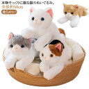 猫のぬいぐるみ 置物 ぬいぐるみ 猫 リアル 本物そっくり 寝そべり リアルな猫の抱き枕 ねこ ネコ 動物 アニマル 癒し系 可愛い 部屋飾り 子供 誕生日 母の日 父の日 敬老の日 クリスマス プレゼント ギフト