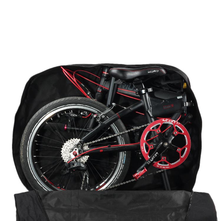 VIBLOの14インチ 送料無料 折りたたみ自転車 【耐久性抜群】輪行バッグ 収納バッグ 輪行袋 専用ケース付き サイクリング 16インチ ショルダーバッグ ロードバイク ツーリング 20インチ キャリーバッグ バッグ 旅行 りんこう袋 輪行ケース 収納バッグ｜アングル3