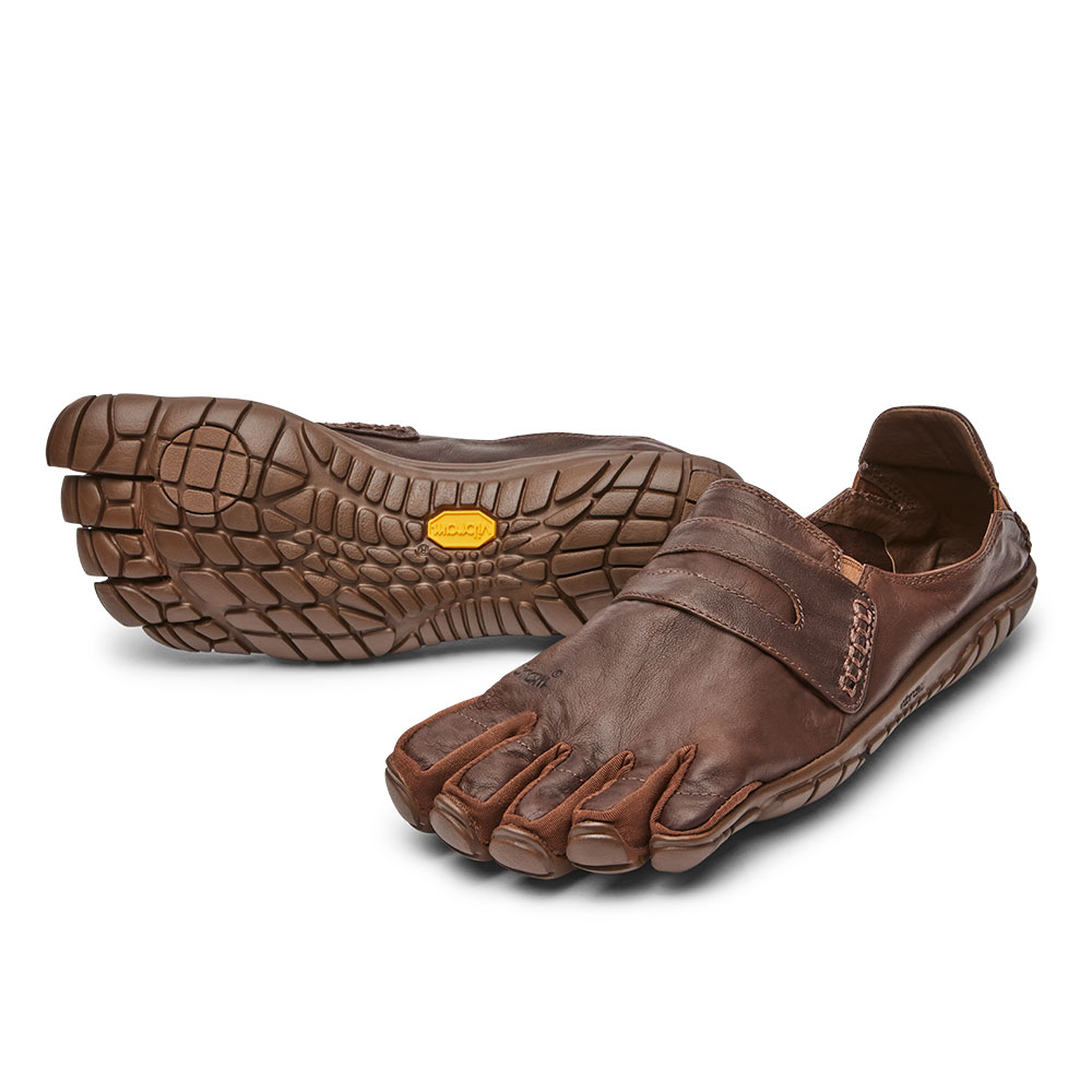 【ブラックフライデー限定ポイント5倍!26日まで!】ビブラム Vibram ファイブフィンガーズ メンズ CVT-LEATHER Brown / ブラウン 23...