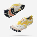 【お買い物マラソン限定ポイント5倍!※15日まで】ビブラム Vibram ファイブフィンガーズ メンズ V-Run IVORY-YELLOW / アイボリーイエ...