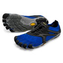 【お買い物マラソン限定ポイント5倍※15日まで！】ビブラム Vibram ファイブフィンガーズ メンズ V-Run Blue / Black / ブルー-ブラック 20M7002 《五本指 シューズ FiveFingers ベアフット ランニング ウォーキング 靴》