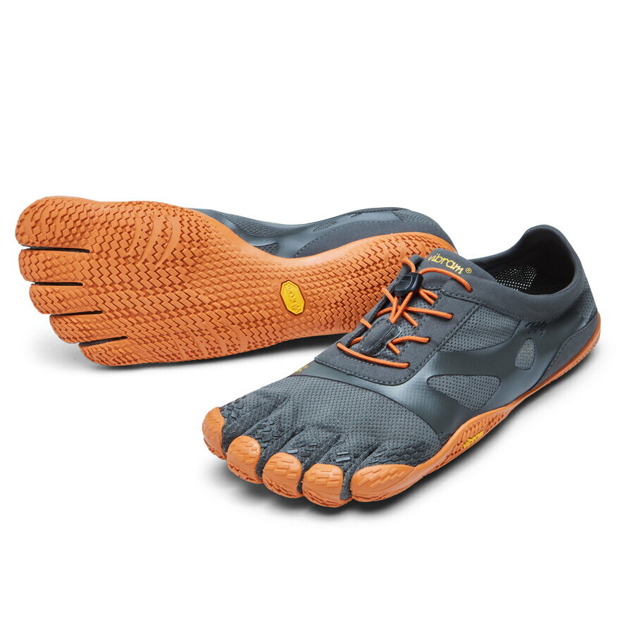 【ブラックフライデー限定ポイント5倍!26日まで!】ビブラム Vibram ファイブフィンガーズ メンズ KSO EVO Grey Orange / グレイオレ...