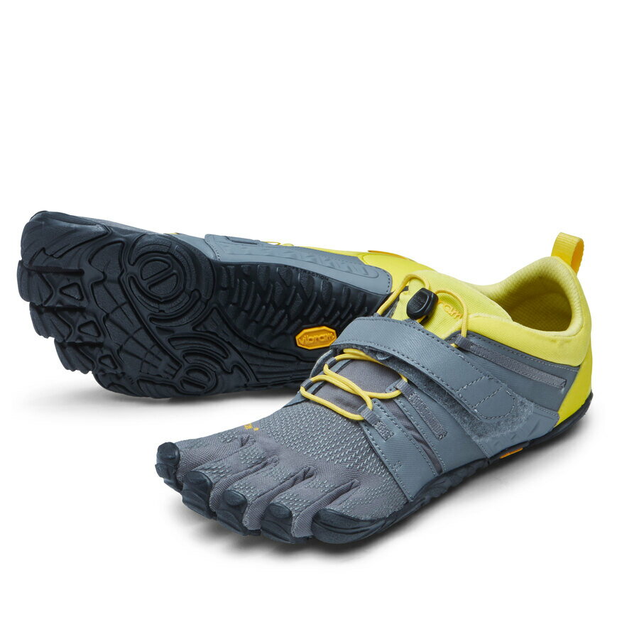 ビブラム Vibram ファイブフィンガーズ レディース V-Train2.0 Grey/Lime/Black / グレイ ライム ブラック 21W7701 日本正規代理店Barefootinc 《五本指 シューズ fivefingers ベアフット トレーニング ランニング 靴》