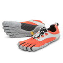 ru Vibram t@CutBK[Y Y V-Run RETRO Red/Black/Grey / bhubNOC 21M8003sܖ{w V[Y FiveFingers xAtbg jO EH[LO Ct