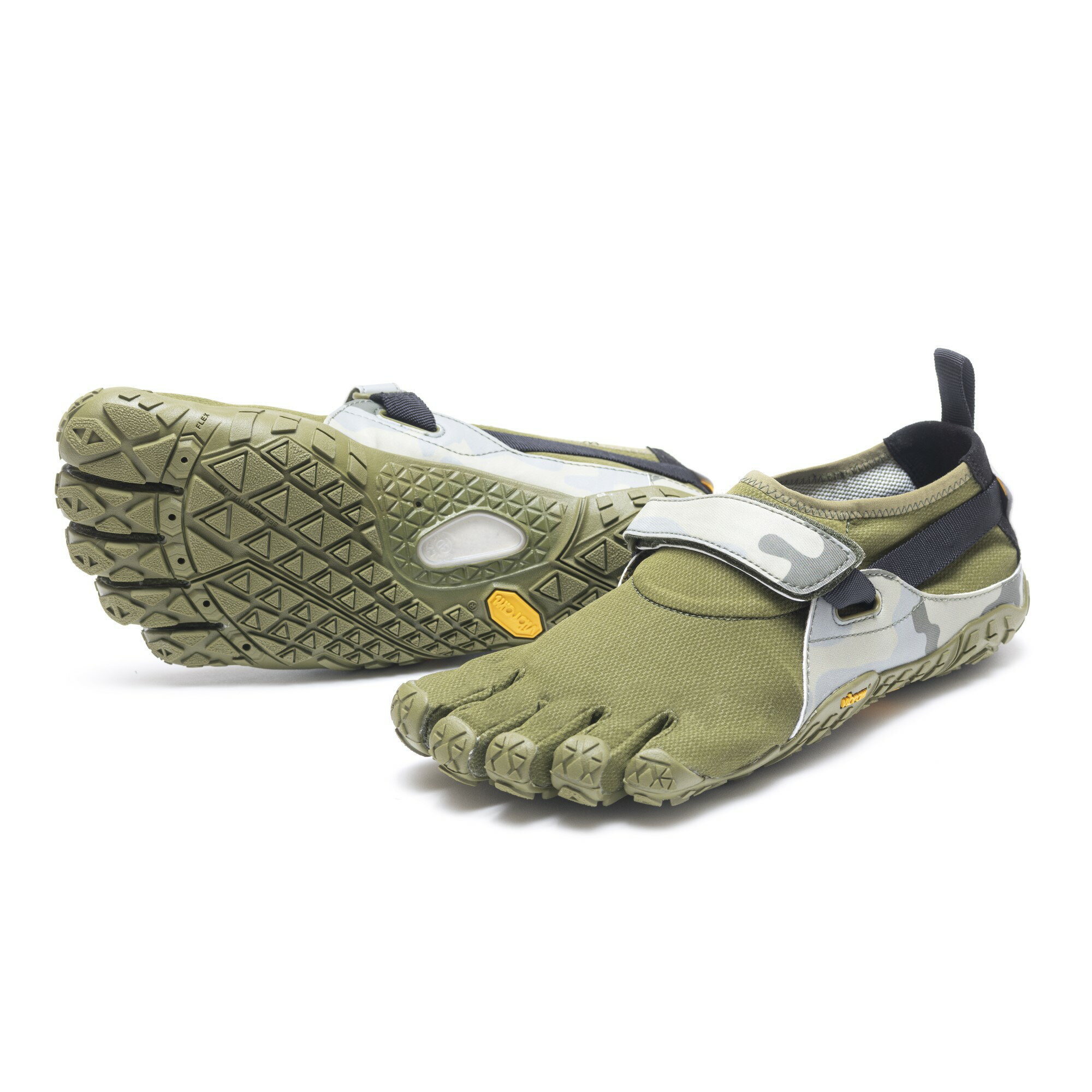 ビブラム Vibram ファイブフィンガーズ メンズ SPYRIDON EVO Dark Green Camo / ダークグリーンカモ 23M5502《五本指 シューズ FiveFingers ベアフット トレッキング トレイルラン ランニング ウォーキング 靴》