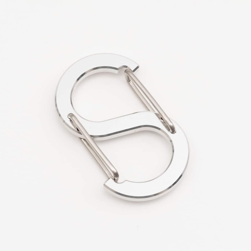 【あす楽対応】 ミヤエクスプローラー 38explore KURIHARATAKUMI SEIMITSU CARABINER (CHIBY) シルバー SCCB-MK