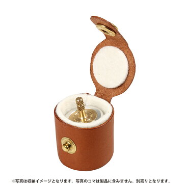 A&F コマ レザーケース