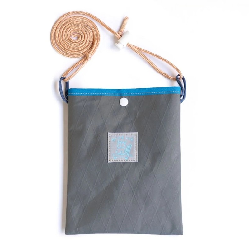 ֥롼饰 BLUE LUG mini sacoche x-pac grey/cyan