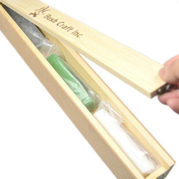 ブッシュクラフト Bush Craft トリプルサイド BOX ストロップ（革砥） [22978]通販格安セール情報　楽天　通販