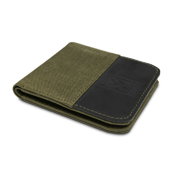 CHROME NYLON BIFOLD WALLET