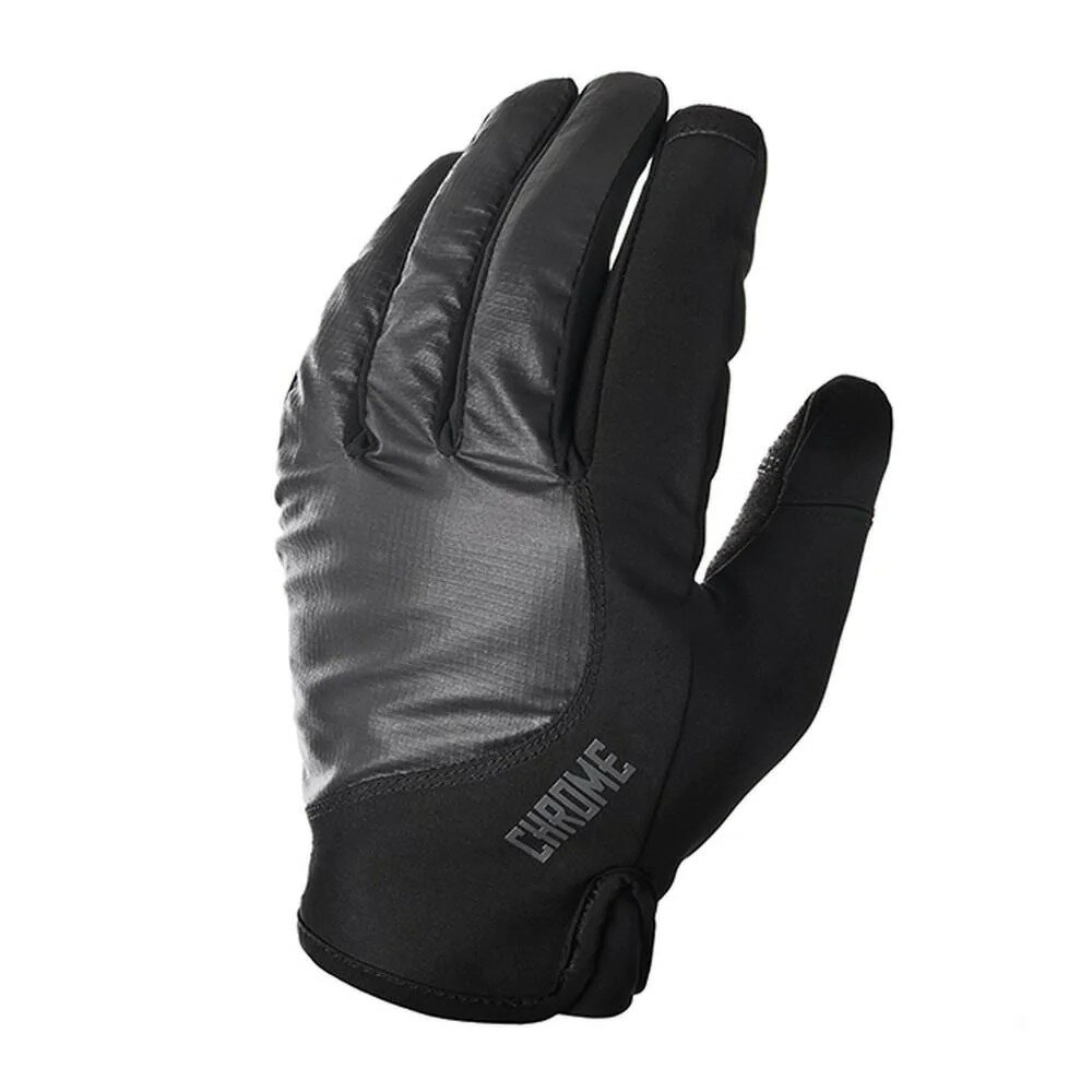  CHROME MIDWEIGHT CYCLE GLOVES BLACK [AC192BK]