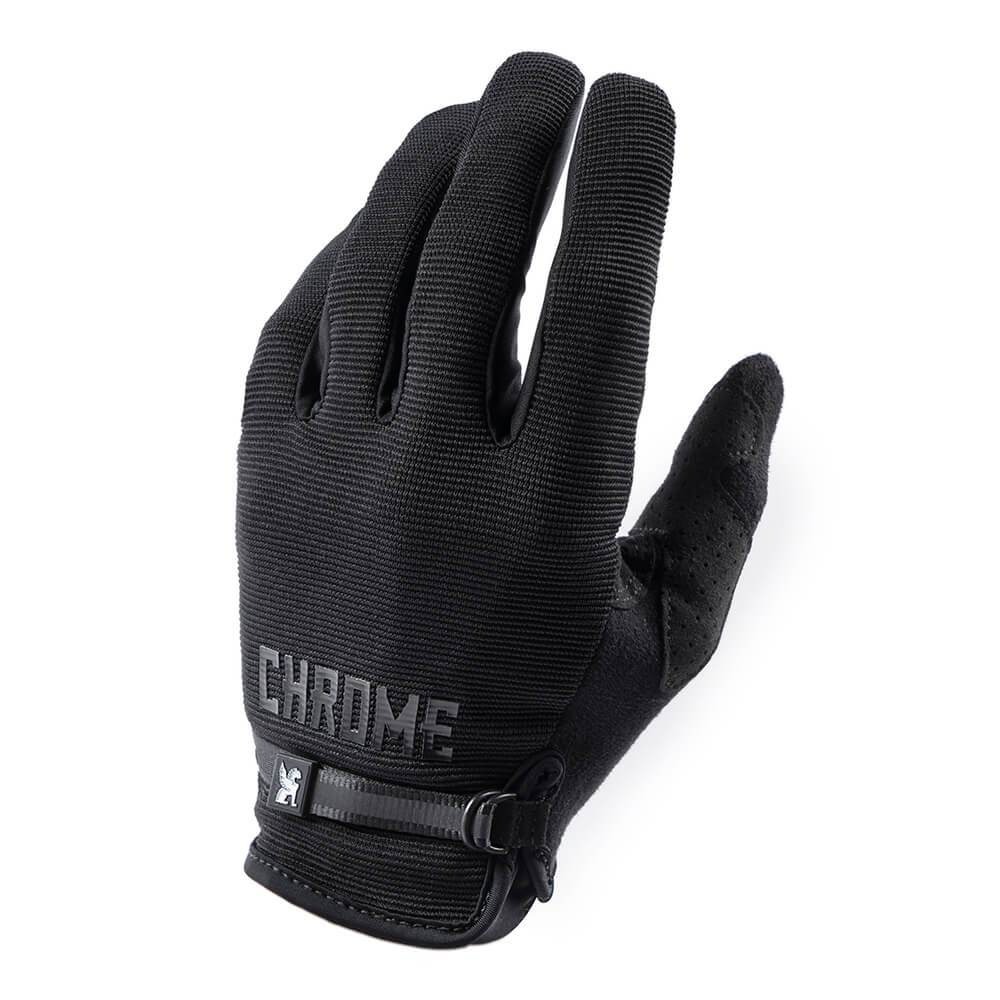  CHROME CYCLING GLOVES 2.0 BLACK [AC229BK]