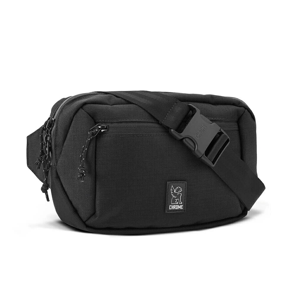 N[ CHROME ZIPTOP WAISTPACK BLACK [BG288BK]