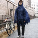 フェアウェザー FAIRWEATHER Packable Rain Poncho Navy [パッカブルレインポンチョ][雨具][自転車]