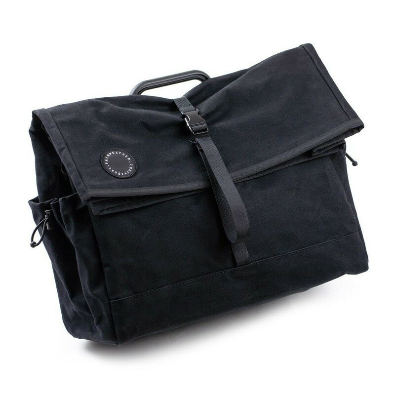 tFAEFU[ FAIRWEATHER front bag for brompton t[ wax black