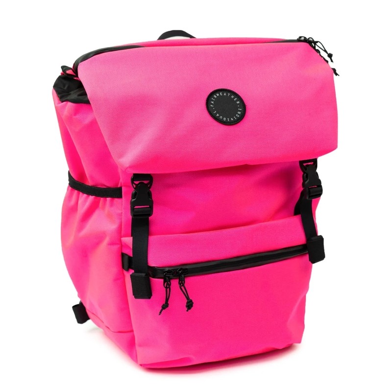 tFAEFU[ FAIRWEATHER flaptop pannier cordura/pink