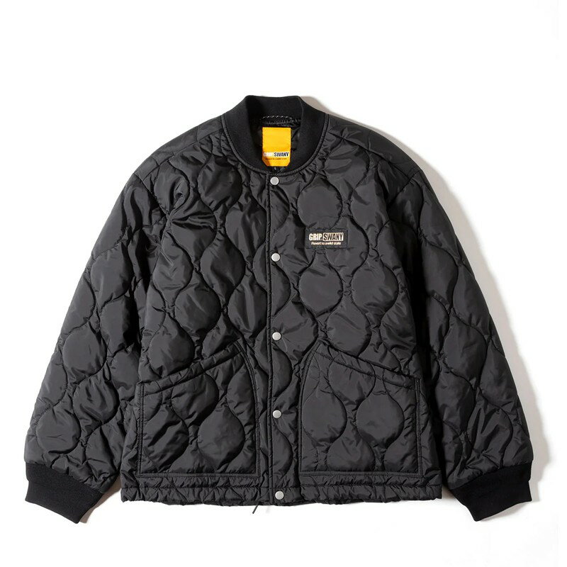 最短当日発送 グリップスワニー Grip Swany WATER REPELLENT QUILTING BLOUSON BLACK [GSMJ-054]