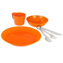[セール] GSI カスケーディアン 1人用テーブルセット オレンジ [カトラリーセット][アウトドア用食器セット][テーブルウェア] その1