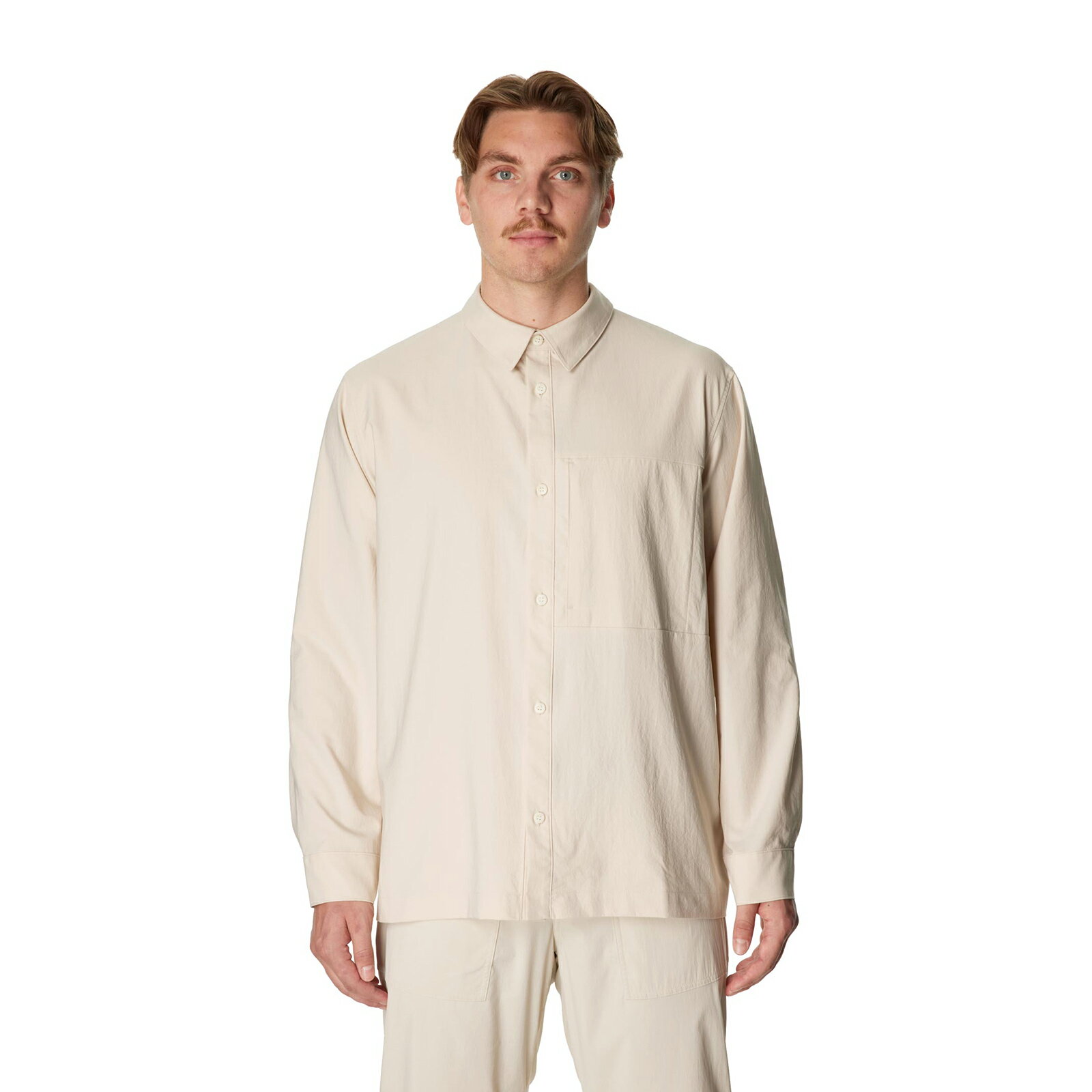 最短当日発送 フーディニ Houdini Mens Symbio Field Shirt Foggy Mountain 