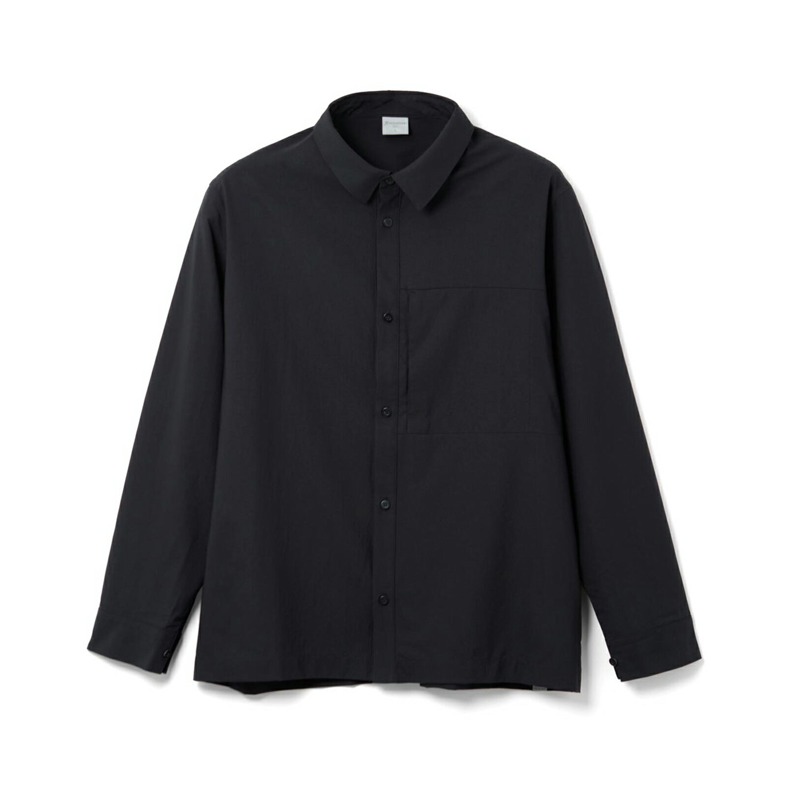 乐天商城 - 最短当日発送 フーディニ Houdini Mens Symbio Field Shirt True Black [8600609001 シンビオフィールドシャツ メンズ ロングスリーブシャツ 長袖]