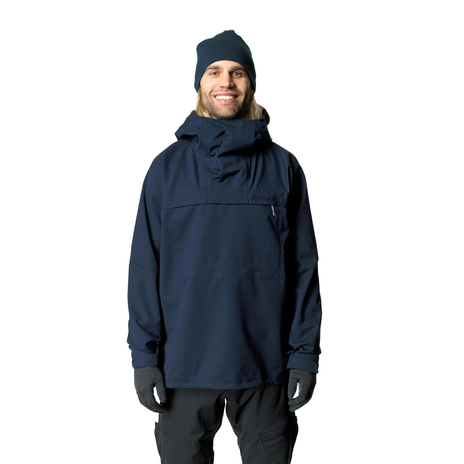 Rakuten - フーディニ Houdini Mens Lana Anorak Deep Sea Blue [8200061981 メンズ ラナアノラック シェルアノラック メリノウール製]