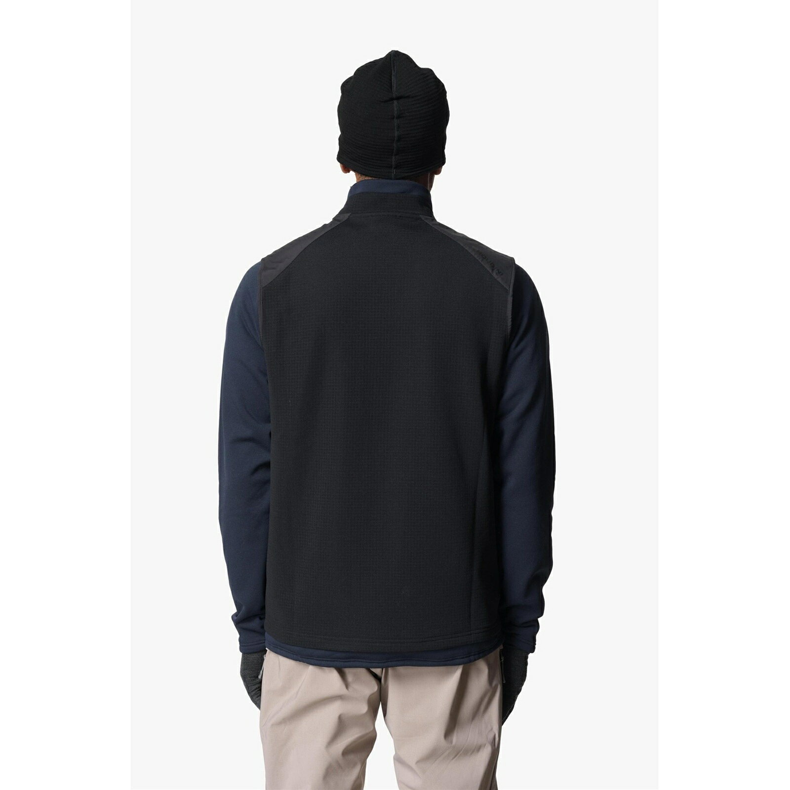 フーディニ Houdini Mens Moonwalk Vest True Black [8300329001 メンズ ムーウォークベスト ミッドレイヤーベスト]