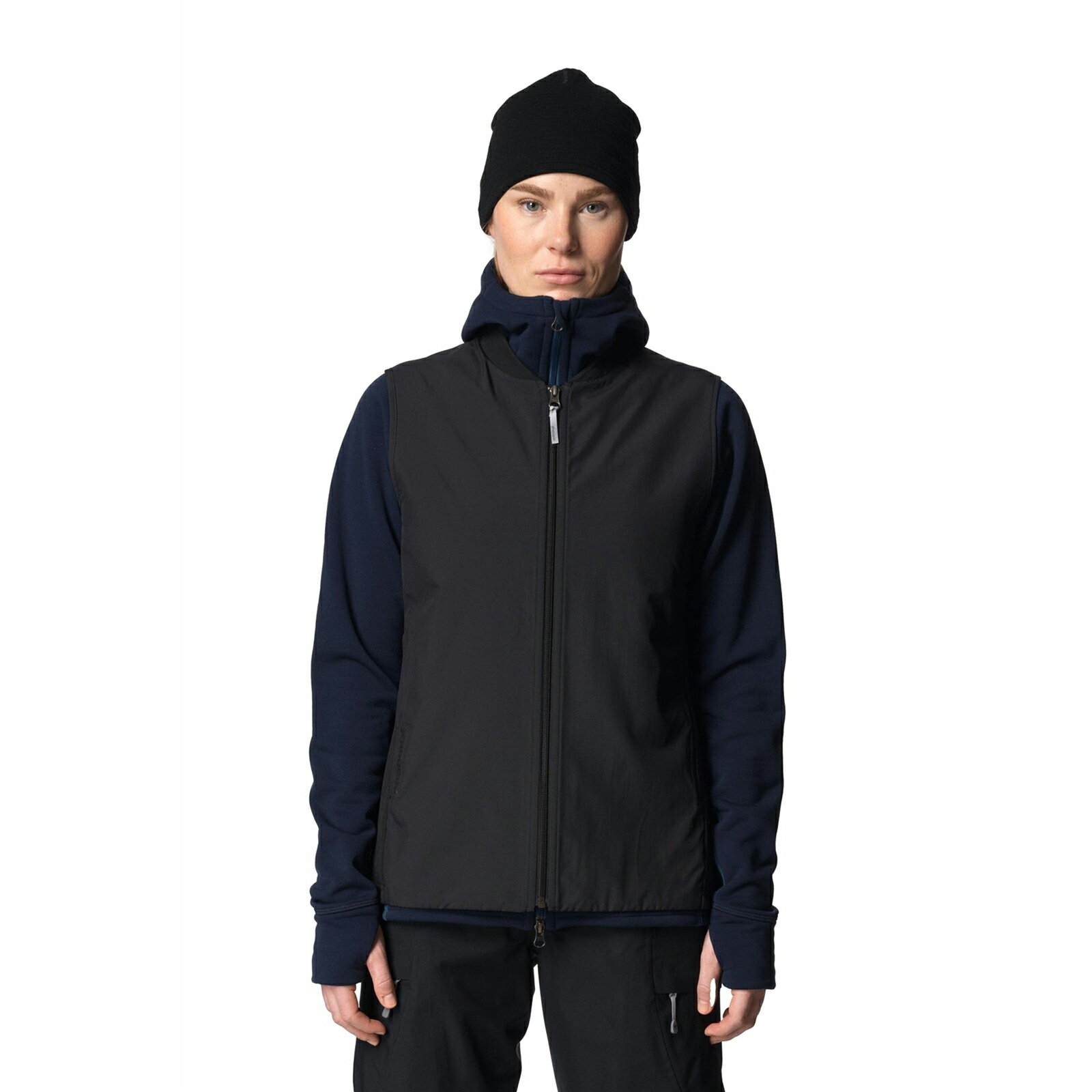 �ա��ǥ��� Houdini Womens Moonwalk Vest True Black [8300339001 ������� �ࡼ���������٥��� ��ǥ�����]