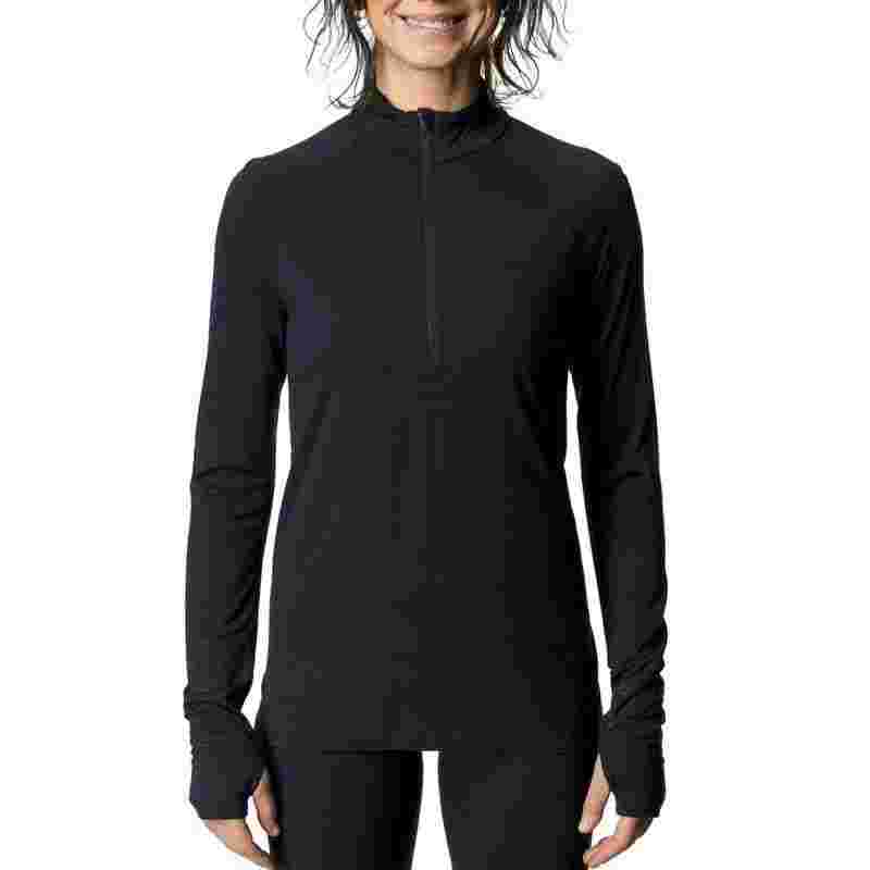 HOUDINI[フーディニ]Womens Desoli Light Half Zip 軽量で柔軟なハーフジップのベースレイヤーです。生地のSolid Merinoは17.5μmのオーストラリア産スーパーファインメリノウールを100%使用し、羽毛のような柔らかな肌触りで、伸縮性と透湿性に優れます。 混紡されていない純粋なウールは自然な性質を高め、濡れても保温性を損なうことがなく、ウールの特性である体温調節機能と天然の抗菌防臭効果を備えています。 また再生可能で生分解性をもつメリノウール100%であり、合成ブレンドや処理をしないことで完全に循環する生地となり、着古したらリサイクルや堆肥にすることが可能です。 長めのジップネックは換気性に優れ、冷気の侵入を防ぐ高めの襟とわずかに長い背面、手首にはサムホールを配して袖のずり上がりを防止します。 夏のランニングやハイキング、冬のスキーツアーやアイスクライミングなど、あらゆるアクティビティから日常生活まで一年を通して着用が可能です。スリムフィットのデザインを採用しています。 スペック 重量 約178g 素材 Solid Merino 100% merino wool BRAND HOUDINI [フーディニ] 新しい素材の“発見”はスポーツウエアの歴史に“革命的”変化をもたらしてきました。 軽さ、動きやすさ、そしてクイックドライな快適さ。 スポーツウエアが追い求めてきたこうした機能性を、 バランス良く兼ね備えたフリース素材の“発見”もそのひとつ。 この画期的な素材をいちはやく“発見”し、世界で初めてフリース素材を使った スポーツアンダーウエアを発表したブランド、それがHOUDINI[フーディニ]です。誕生は1993年。 以来変わらぬキーコンセプト“コア コンフォート”は、着実に成長を遂げてきました。 女性クリエイターチームがプロデューサーするプリティグッドなルックス。 フレッシュなスウェーデンカラー。 世界的マジシャンの名前からとったというブランドネーム通りの、マジカルな着心地。 一度、トライしてみれば、そのマジカルさはカラダが証明してくれます。 世界最先端の“コア コンフォート”は、いま「北欧」と「日本」から。 商品一覧を見る >>