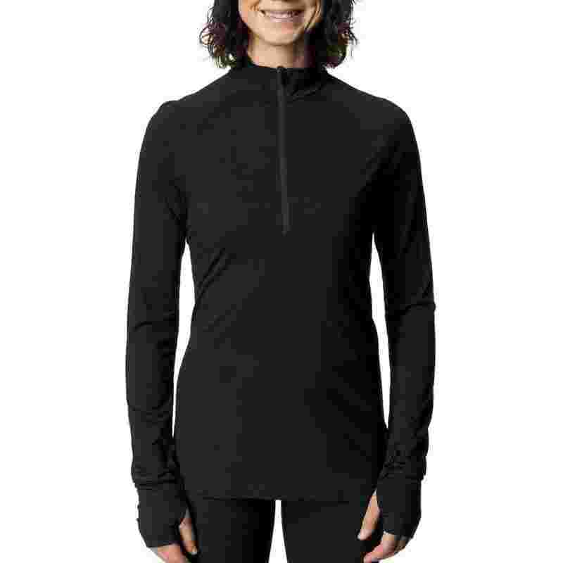 HOUDINI[フーディニ]Womens Desoli Light Half Zip 軽量で柔軟なハーフジップのベースレイヤーです。生地のSolid Merinoは17.5μmのオーストラリア産スーパーファインメリノウールを100%使用し、羽毛のような柔らかな肌触りで、伸縮性と透湿性に優れます。 混紡されていない純粋なウールは自然な性質を高め、濡れても保温性を損なうことがなく、ウールの特性である体温調節機能と天然の抗菌防臭効果を備えています。 また再生可能で生分解性をもつメリノウール100%であり、合成ブレンドや処理をしないことで完全に循環する生地となり、着古したらリサイクルや堆肥にすることが可能です。 長めのジップネックは換気性に優れ、冷気の侵入を防ぐ高めの襟とわずかに長い背面、手首にはサムホールを配して袖のずり上がりを防止します。 夏のランニングやハイキング、冬のスキーツアーやアイスクライミングなど、あらゆるアクティビティから日常生活まで一年を通して着用が可能です。スリムフィットのデザインを採用しています。 スペック 重量 約178g 素材 Solid Merino 100% merino wool BRAND HOUDINI [フーディニ] 新しい素材の“発見”はスポーツウエアの歴史に“革命的”変化をもたらしてきました。 軽さ、動きやすさ、そしてクイックドライな快適さ。 スポーツウエアが追い求めてきたこうした機能性を、 バランス良く兼ね備えたフリース素材の“発見”もそのひとつ。 この画期的な素材をいちはやく“発見”し、世界で初めてフリース素材を使った スポーツアンダーウエアを発表したブランド、それがHOUDINI[フーディニ]です。誕生は1993年。 以来変わらぬキーコンセプト“コア コンフォート”は、着実に成長を遂げてきました。 女性クリエイターチームがプロデューサーするプリティグッドなルックス。 フレッシュなスウェーデンカラー。 世界的マジシャンの名前からとったというブランドネーム通りの、マジカルな着心地。 一度、トライしてみれば、そのマジカルさはカラダが証明してくれます。 世界最先端の“コア コンフォート”は、いま「北欧」と「日本」から。 商品一覧を見る >>