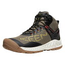 キーン KEEN Men NXIS EVO MID WP Brindle/Citronelle 