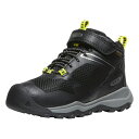 KEEN[キーン]Children WANDURO MID WP Black/Silver 商品説明 FAST&LIGHTをコンセプトに開発されたアクティブな子供達の足を支えるキッズライトトレイルシューズ。足当たりが優しいストレスフリーなアッパー素材に、機能性と耐久性に優れたソールユニット搭載。子供達のアウトドア活動に最適な、足首を保護するミッドカットデザイン。 ・脱ぎ履きが容易でコンフォートなフィット感、KEENならではのバンジーシューレース ・高い通気性と速乾性に優れるメッシュライニングが、ドライで快適な履き心地を提供 ・パッド入りのシュータンと履き口が足当たりを和らげ、快適な履き心地を実現 ・KEEN独自の防水透湿素材《KEEN.DRY》を採用 ・土踏まずの形状に立体成型されたアーチサポートが、中足部へのサポート性を向上 特徴 ・UPPER：撥水加工を施したシンセティックマテリアルとテキスタイル素材を採用 ・FOOTBED：足裏の形状に合わせて立体成型された、加重に対して潰れにくい PU（ポリウレタン）フットベッド ・MIDSOLE：クッション性に優れ、リサイクルも可能なKEEN.FUSION RUBBERソール ・OUTSOLE：プラスチックとゴムの中間の性質を持ちリサイクルも可能、軽量性と耐久性に優れたKEEN.FUSION RUBBERアウトソール、全方向対応型の2MMラグパターンが防滑性を向上、踏み跡を残さないノンマーキング仕様 スペック 重量 215g 関連商品ラインナップ BRAND KEEN / キーン KEENは、アメリカ・オレゴン州ポートランドのフットウェアブランドで、2003年に誕生しました。創設者のローリー・ファーストは、様々なブランドのフットウェアや、アウトドア商品の企画・開発・生産の知識を生かし、 ある時、新しい観点でアウトドアの常識を見直すようになります。KEENは、「アウトドアとは、屋根の無い場所すべて」と考えています。アウトドアをひとつの「コミュニティ」として、様々な人達が自由に参加できるよう活動しています。 商品一覧を見る >>