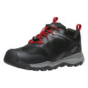 キーン KEEN Youth WANDURO LOW WP Black/Ribbon Red [1027900]