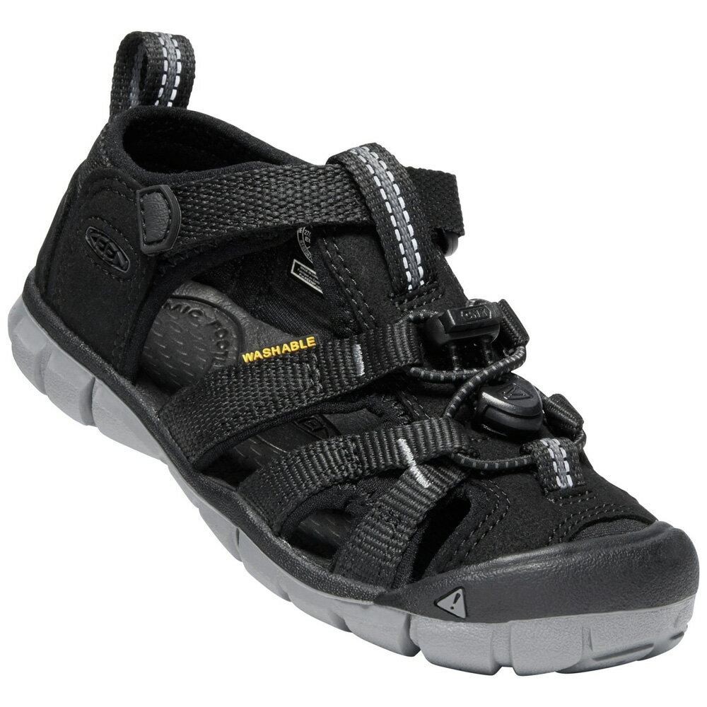 キーン KEEN Children Seacamp II CNX Black/Steel Grey [子供用][15〜19.5cm][1020670]