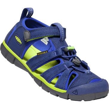 キーン KEEN Children Seacamp II CNX Blue Depths/Chartreuse [1022978][2020年春夏新作]