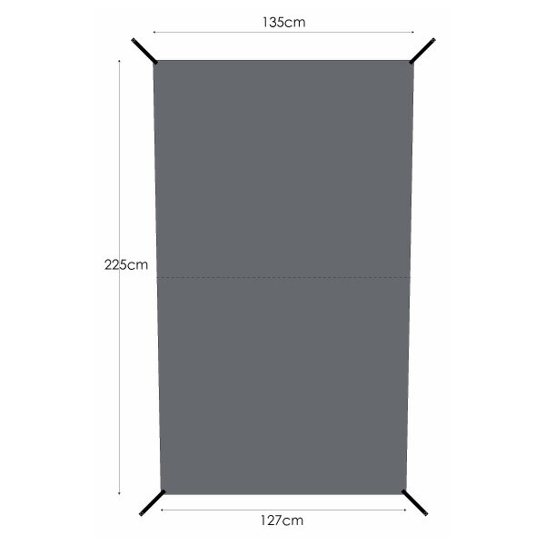 【あす楽対応 平日13:00まで】 ムラコ MURACO Ground Sheet For 2P [グランドシート][ブラックビーク専用][2人用][テント]