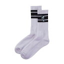 ムラコ MURACO KRAKEN CREW SOCKS Mens White ＆ Black 25-29cmサイズ [AP0401WB]