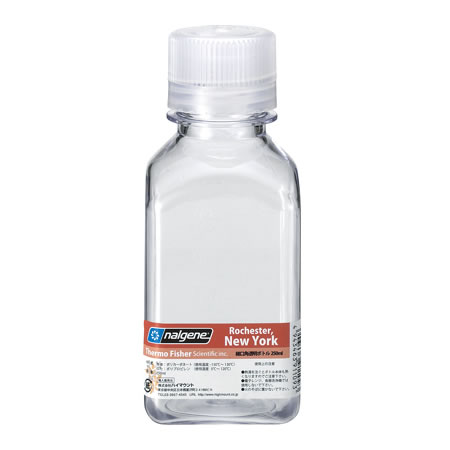 最短当日発送 [10%OFFセール] ナルゲン NALGENE 細口角透明ボトル 250ml [保存容器][91109]