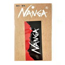 ナンガ NANGA NANGA STICKER BLK [4938101037143]