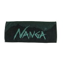 ナンガ NANGA NANGA LOGO TOWEL FOREST×BLK [4938101057653]