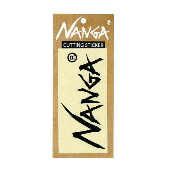 ナンガ NANGA NANGA LOGO CUTTING STICKER BLK XS [N1StBKD3]