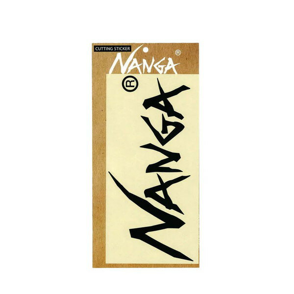 【あす楽対応】 [セール] ナンガ NANGA NANGA LOGO CUTTING STICKER BLK S [N1StBKE3]