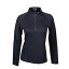 Point6 Ws baselayer LS mid1/4 zip top Black [P68006]