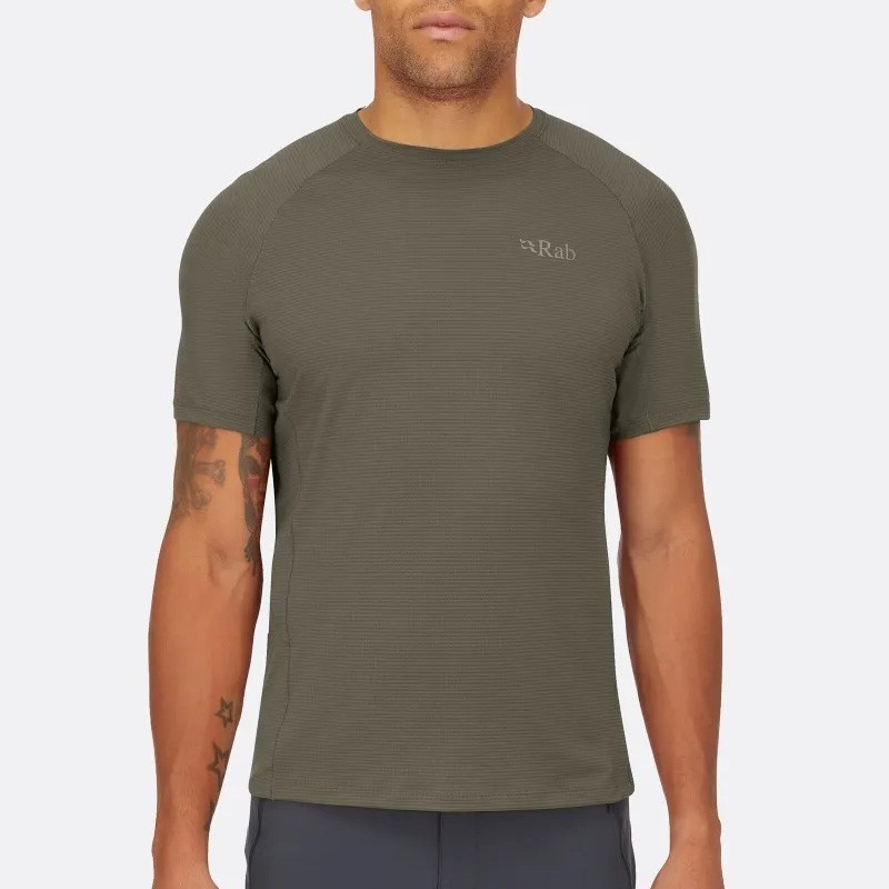 【あす楽対応】 ラブ Rab Sonic Tee Light Khaki [QBL-01]