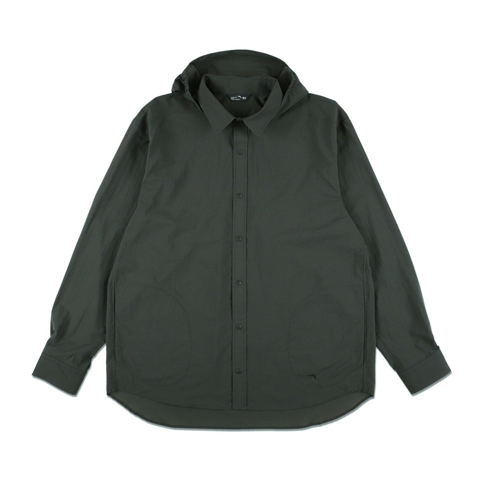 Rakuten - 最短当日発送 スタティック STATIC MERCED RIVER HOOD SHIRTS Off Black [35202 マーセドリバーフードシャツ 長袖 軽量ウィンドシャツ]