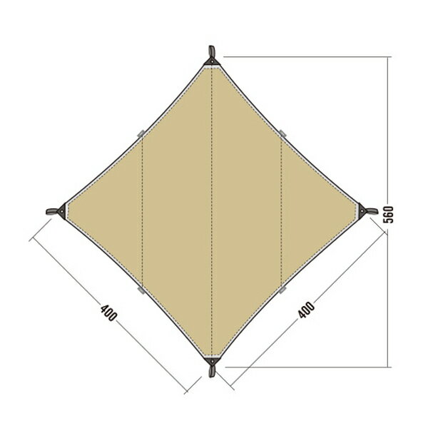 タトンカ TATONKA Tarp 3 TC ヘキサ コクーン [タープ][焚き火][コットン][ポリコットン][ヘキサ][たき火][5/7 13:59まで ポイント10倍]