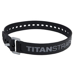 タイタンストラップ TITAN STRAPS タイタンストラップ工業用 25インチ（64cm） ブラック [梱包][まとめ][固定][運搬][引越し][TSI-0125-BLK]